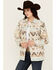 Image #1 - Outback Trading Co Women's Canne Southwestern Print Jacket, Cream, hi-res