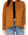 Image #3 - Ariat Women's Grizzly Quilted Barn Jacket, Brown, hi-res