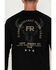 Image #4 - Cody James Men's Bull Skull Logo Graphic Long Sleeve Work T-Shirt , Black, hi-res