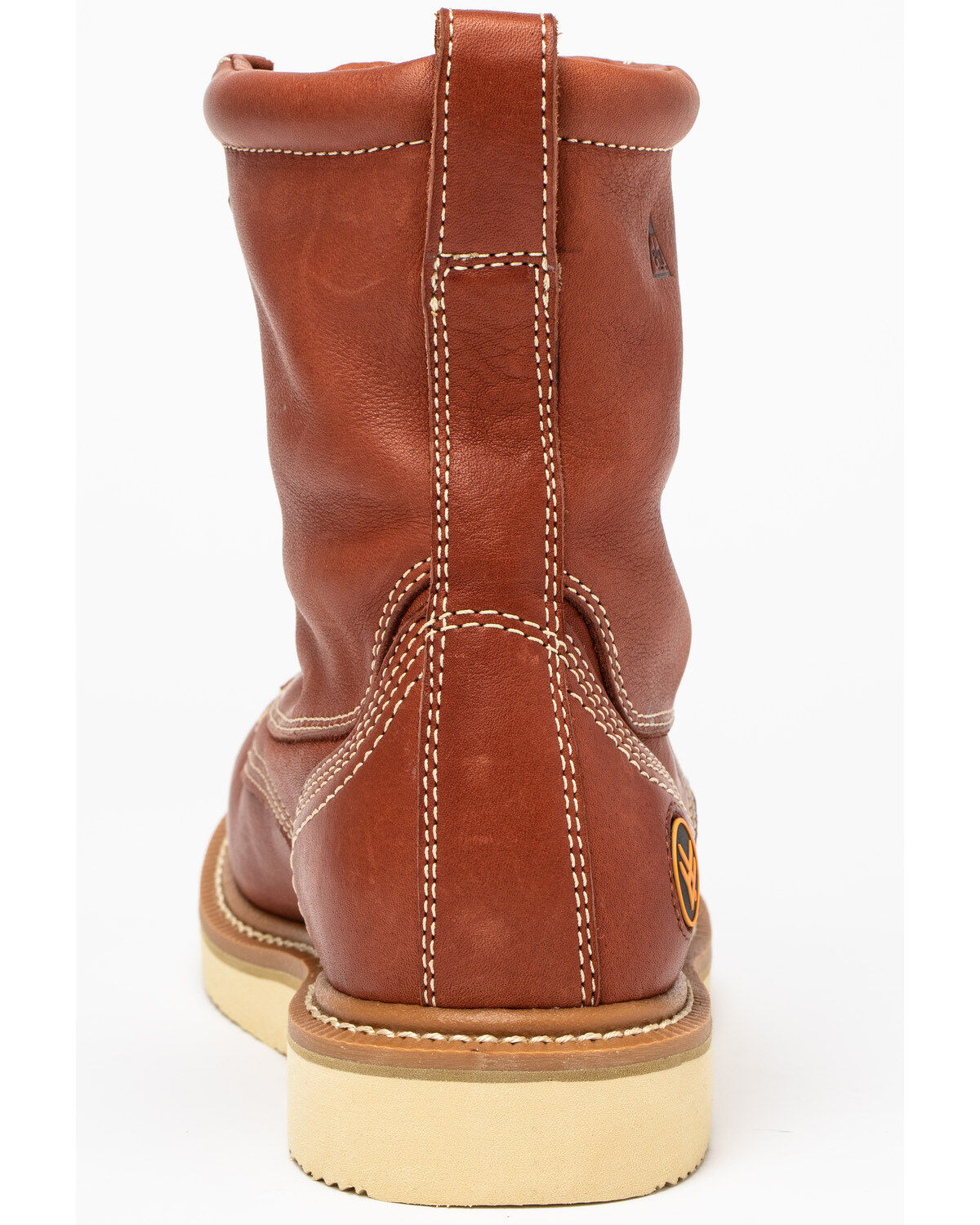 Image #5 - Hawx Men's 8" Lacer Wedge Work Boots - Soft Toe, Brown, hi-res
