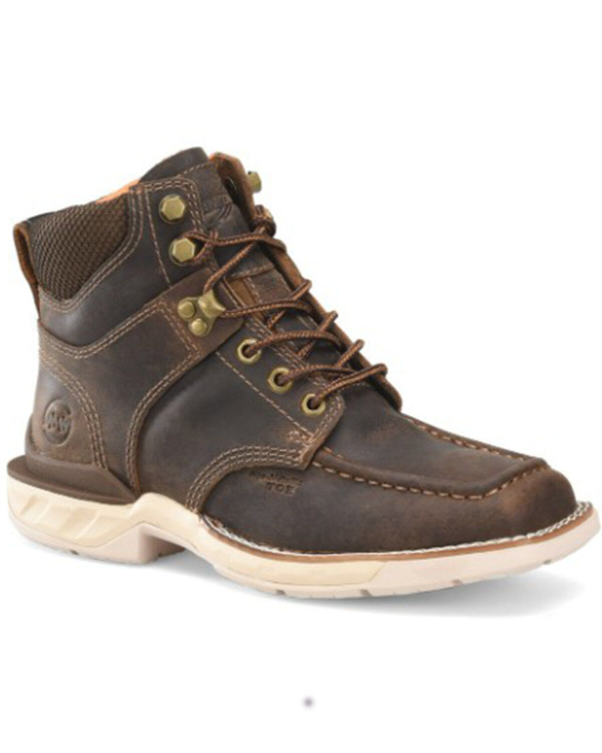 Double H Women's Spirit 4" Lace-Up Waterproof Work Boots - Composite Toe, Brown, hi-res