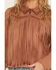 Image #3 - Idyllwind Women's Breckston Faux Suede Fringe Jacket, Bark, hi-res