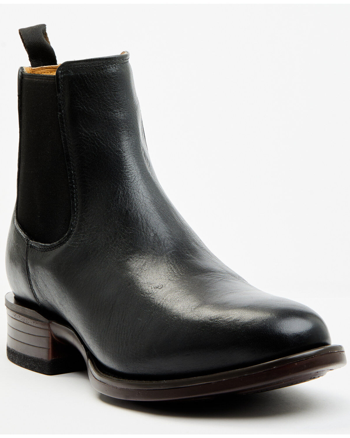 Cody James Men's Scout Chelsea Boots - Round Toe, Black/red, hi-res
