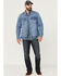 Image #2 - Moonshine Spirit&reg; Men's Button-Down Unlined Denim Trucker Jacket, Medium Wash, hi-res