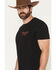 Image #3 - Moonshine Spirit&reg; Men's Mexico Skeleton Short Sleeve Graphic T-Shirt, Black, hi-res