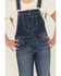 Image #2 - Wrangler Girls' Tegan Medium Wash Denim Overalls , Medium Wash, hi-res