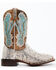 Image #2 - Dan Post Men's Natural Back Cut Python Exotic Western Boots - Broad Square Toe, Multi, hi-res