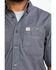 Image #4 - Carhartt Men's Rugged Flex Rigby Short Sleeve Work Shirt , Charcoal, hi-res