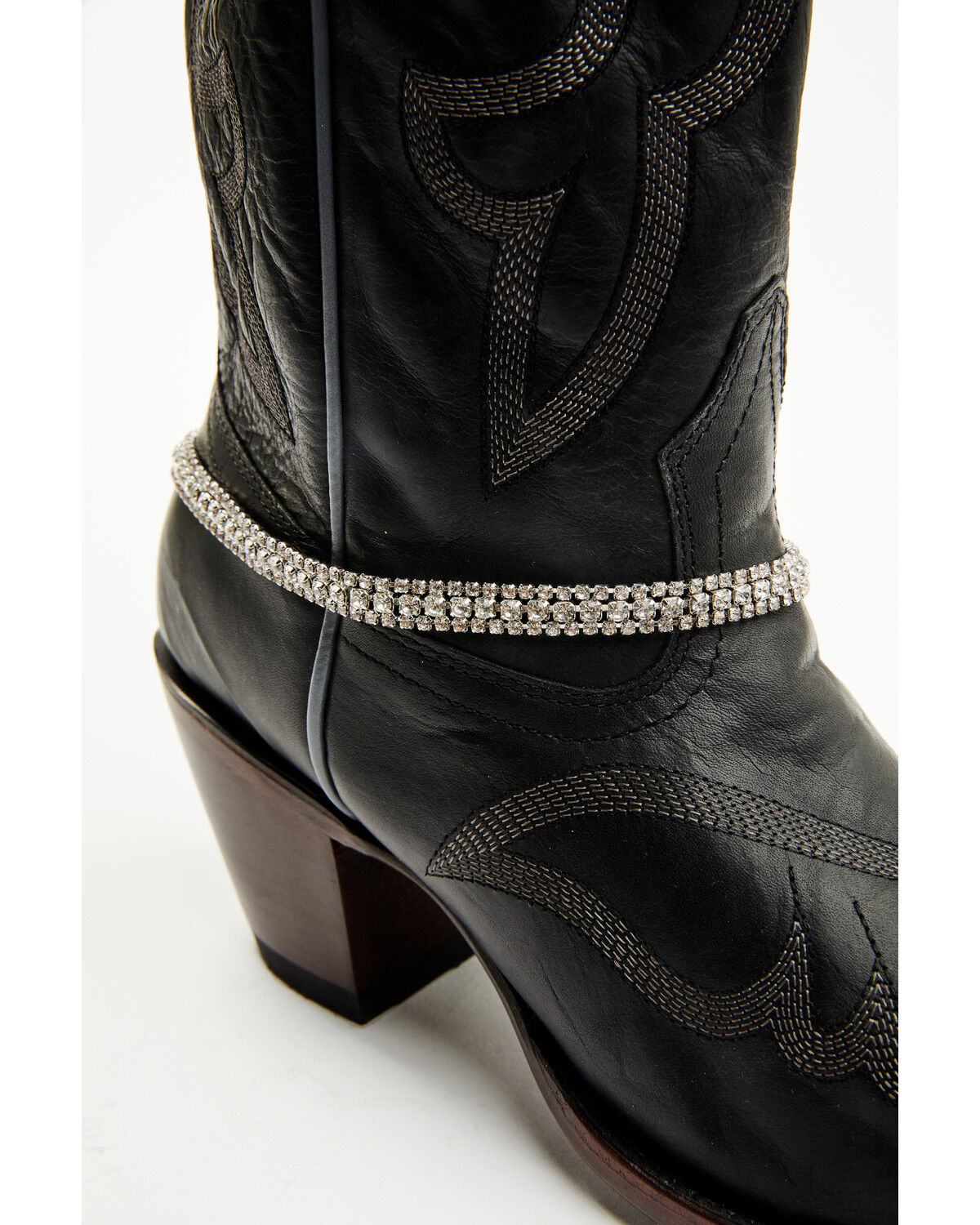 Image #1 - Shyanne Women's Rhinestone Boot Jewelry, Silver, hi-res