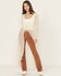 Image #1 - Originality Women's Lace Bell Sleeve Tie Kimono, , hi-res