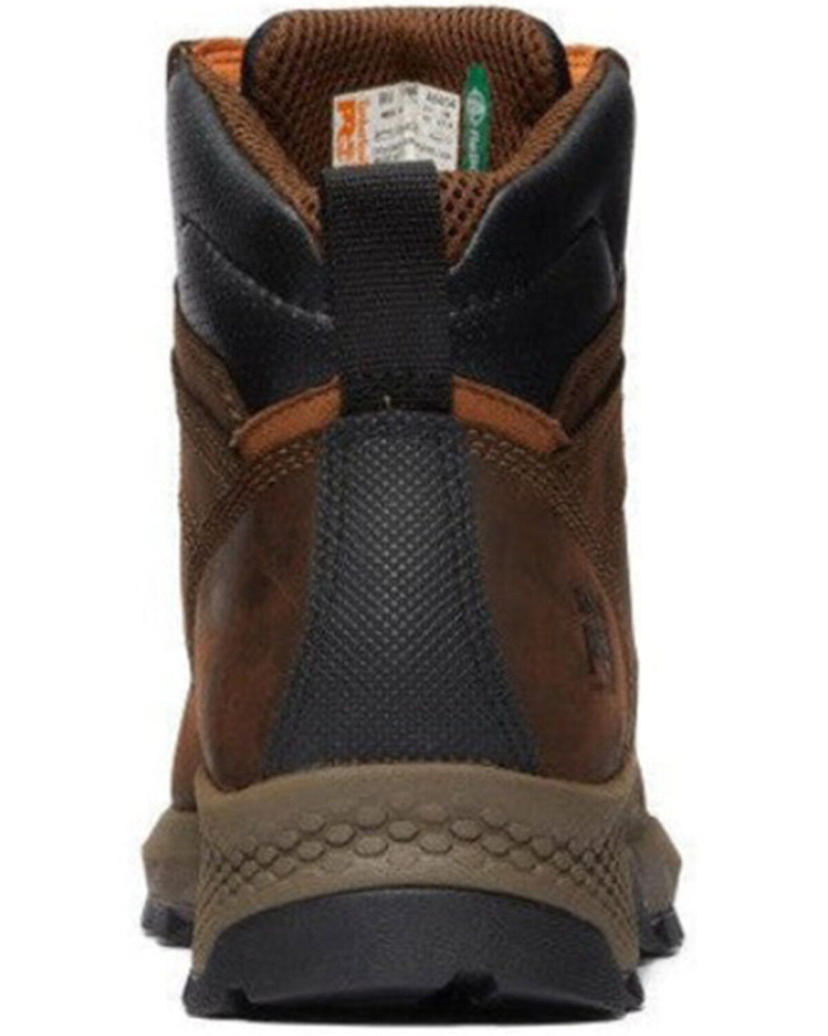 Image #4 - Timberland Men's 6" TiTAN Work Boots - Composite Toe, Dark Brown, hi-res