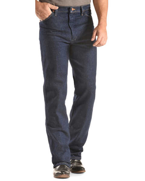 Image #3 - Wrangler Men's Cowboy Cut Slim Fit Stretch Jeans, Indigo, hi-res