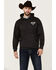 Image #2 - Cowboy Hardware Men's Lock & Load Hooded Jacket , Black, hi-res