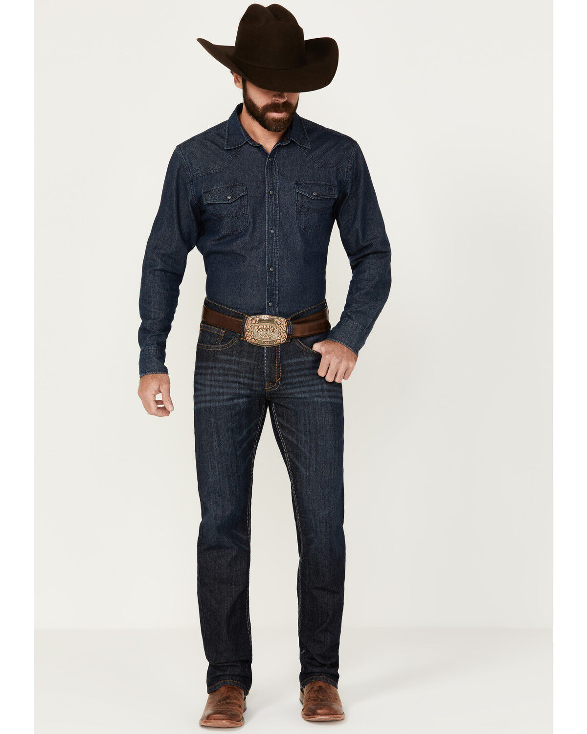 Cody James Men's Night Hawk Wash Jackson Slim Straight Stretch Denim Jeans - Tall, Blue, hi-res