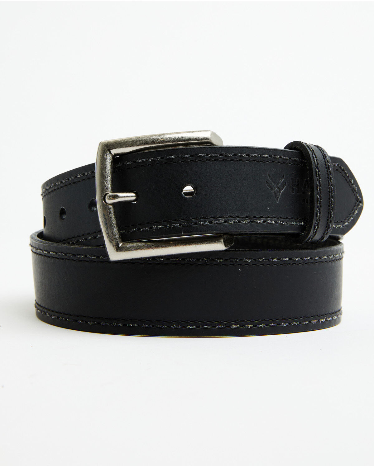 Hawx Men's Triple Stitch Work Belt, Black, hi-res
