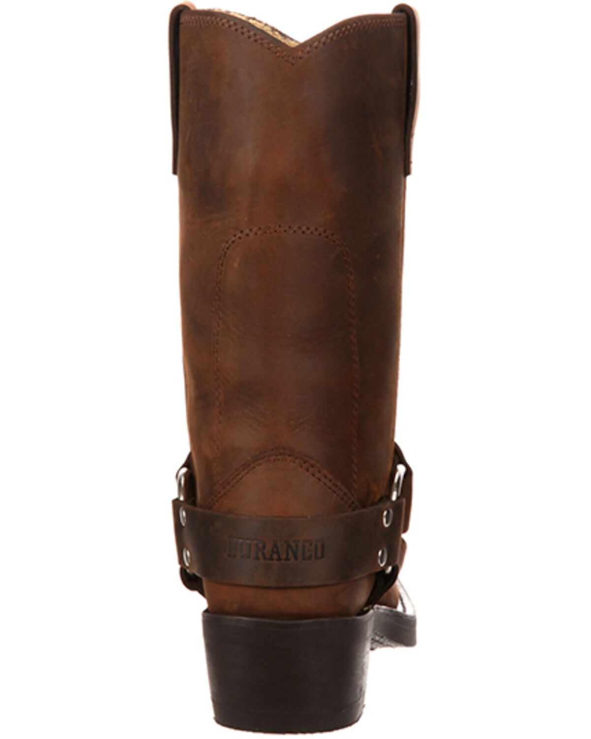Image #9 - Durango Women's Harness Western Boots - Square Toe, Brown, hi-res