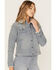 Image #3 - Idyllwind Women's Sherpa Lined Corduroy Jacket, Dark Blue, hi-res