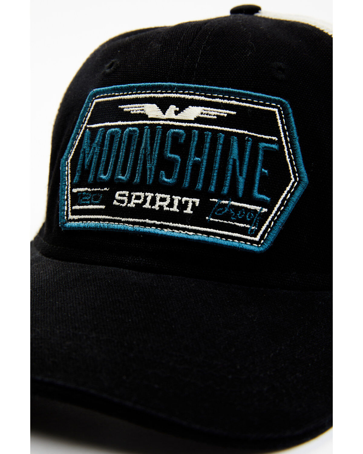 Image #2 - Moonshine Spirit&reg; Men's Logo Patch Mesh-Back Ball Cap, Black, hi-res