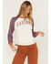Image #1 - Cleo + Wolf Women's Explore Novelty Raglan Shirt, Ivory, hi-res