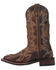 Image #3 - Laredo Women's Charli Performance Western Boots - Broad Square Toe, Distressed Brown, hi-res