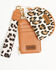 Image #2 - Wrangler Women's Boot Barn Exclusive Leopard Print Keychain Coin Wallet, Brown, hi-res