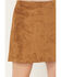 Image #4 - White Crow Women's Ciera Faux Suede Mini Skirt, Brown, hi-res