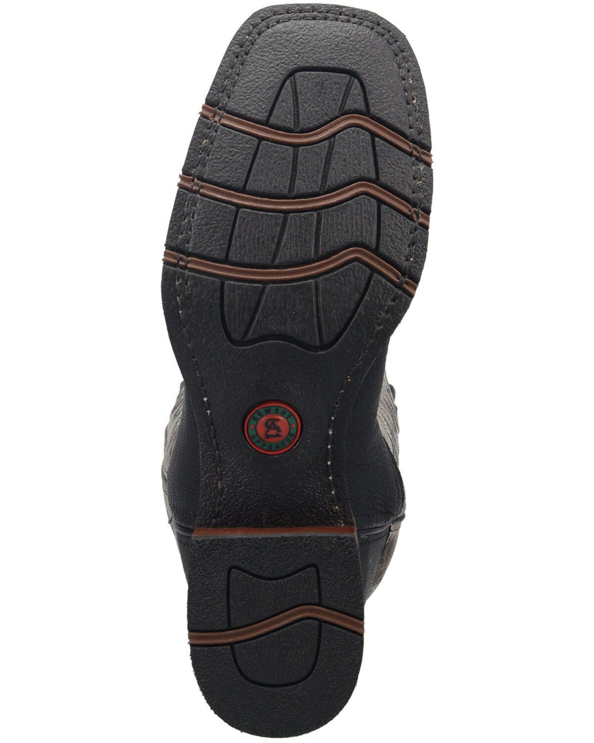 Image #7 - Laredo Men's Isaac Performance Western Boots - Broad Square Toe, Black, hi-res