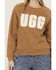 Image #3 - Ugg Women's Madeline Logo Crewneck Sweatshirt , Rust Copper, hi-res