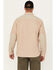 Image #4 - Lucky Brand Workwear Men's Solid Slub Canvas Long Sleeve Button-Down Work Shirt, Khaki, hi-res