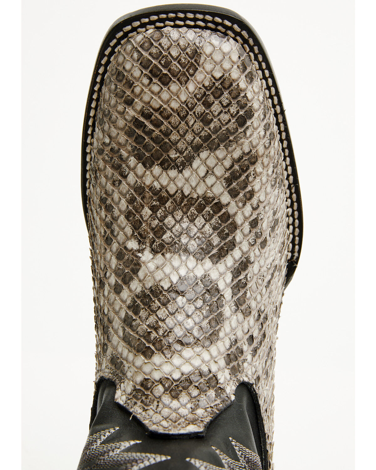 Image #6 - Cody James Men's Exotic Anaconda Western Boots - Broad Square Toe, Black, hi-res