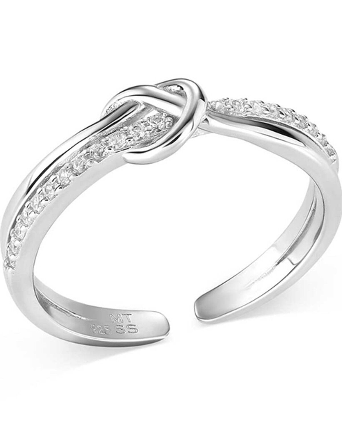 Image #1 - Montana Silversmiths Women's Tied To You Ring, Silver, hi-res