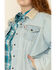 Image #3 - Levi's Women's Light Wash Sherpa Lined Collar Jacket, Blue, hi-res