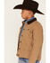 Image #2 - Cody James Boys' Washed Cotton Jacket, Beige/khaki, hi-res