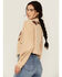 Image #4 - Shyanne Women's Embroidered Faux Suede Jacket, Tan, hi-res