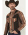 Image #2 - Cody James Men's Desert Trail Southwestern Stripe Print Long Sleeve Snap Western Shirt - Big, Rust Copper, hi-res