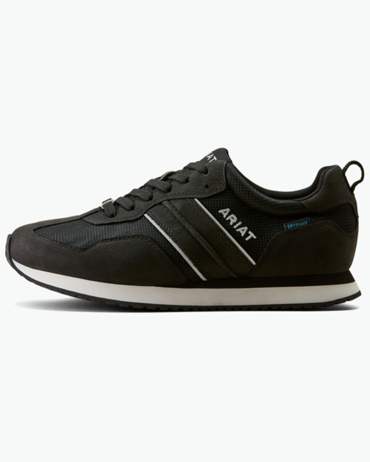 Image #2 - Ariat Men's Ranch Runner Waterproof Casual Shoes, Black, hi-res