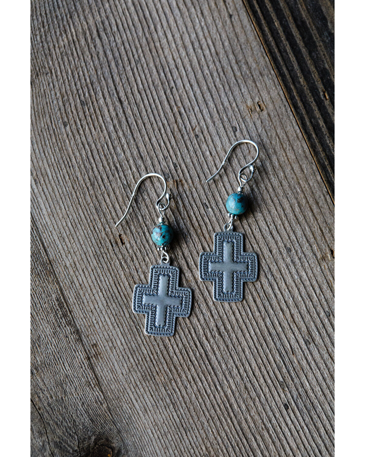 Image #2 - Paige Wallace Women's Cross Earrings, Multi, hi-res