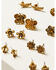 Image #2 - Shyanne Women's Gold Multi-Pack Stud Earrings - 13 Piece, Silver, hi-res