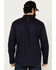 Image #4 - Hawx Men's FR Woven Long Sleeve Button-Down Work Shirt - Big, Navy, hi-res
