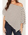 Image #3 - Wild Moss Women's Asymmetrical Poncho Top, Tan, hi-res