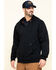 Image #3 - Hawx Men's FR Zip Up Fleece Hooded Work Hoodie, Black, hi-res