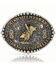 Image #1 - Montana Silversmiths Women's Pain Is Temporary Bull Riding Buckle, Silver, hi-res