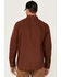 Image #4 - Hawx Men's All Out Solid Long Sleeve Pearl Snap Western Work Shirt , Mahogany, hi-res