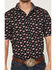Image #3 - Cody James Men's Stars & Flags Short Sleeve Button-Down Stretch Western Shirt, Black, hi-res