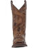 Image #4 - Laredo Women's Charli Performance Western Boots - Broad Square Toe, Distressed Brown, hi-res