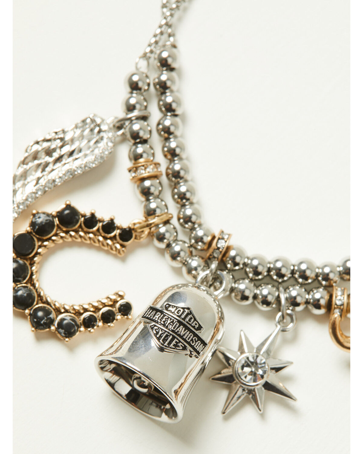 Image #2 - Lainey Wilson X Harley Davidson Women's Charm Bracelet, Silver, hi-res