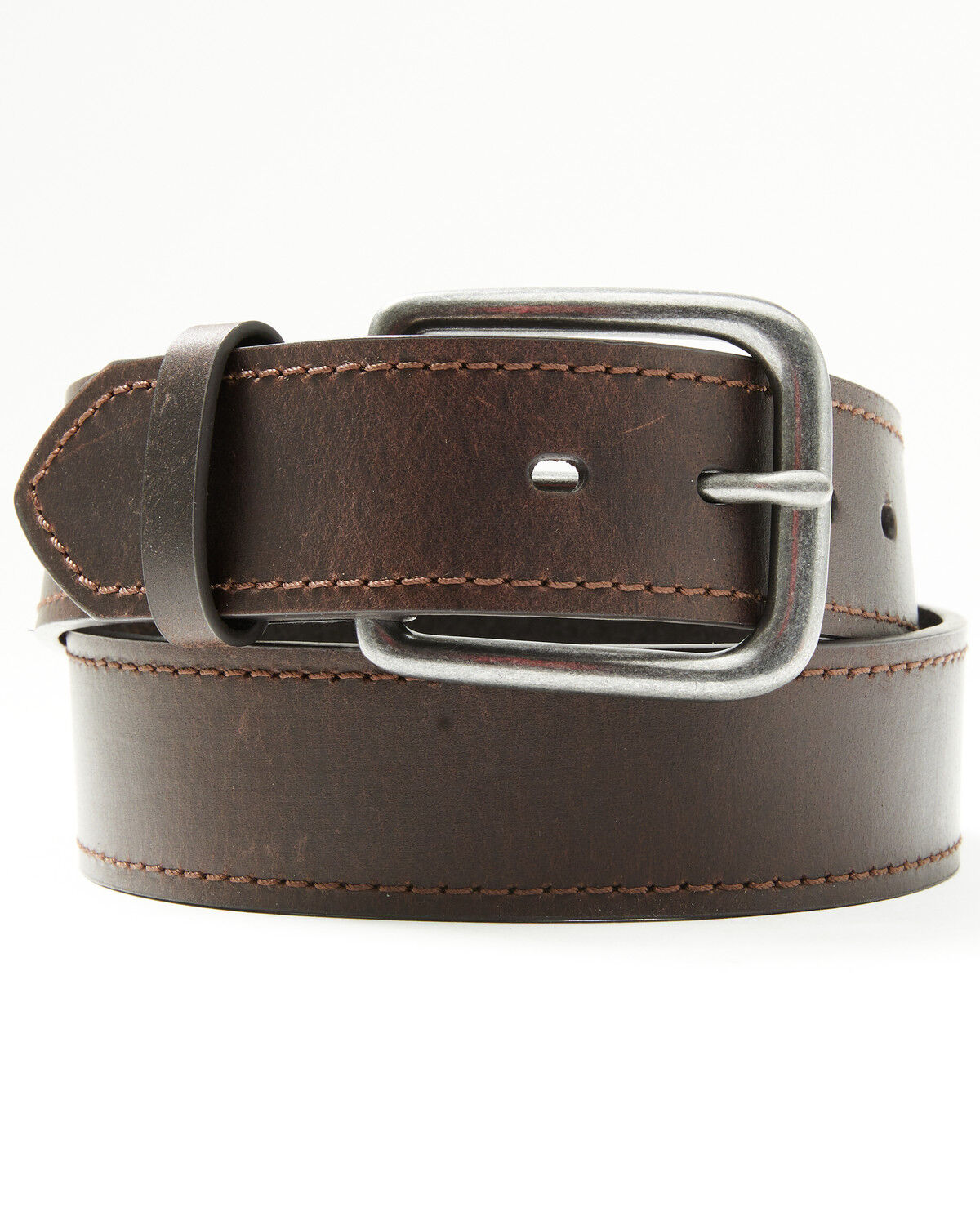 Hawx Men's Midland Leather Belt, Brown, hi-res
