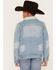 Image #4 - Cody James Boys' Light Wash Sherpa Denim Jacket, Blue, hi-res