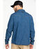 Image #2 - Hawx Men's Stonewashed Denim Snap Long Sleeve Work Shirt, Blue, hi-res