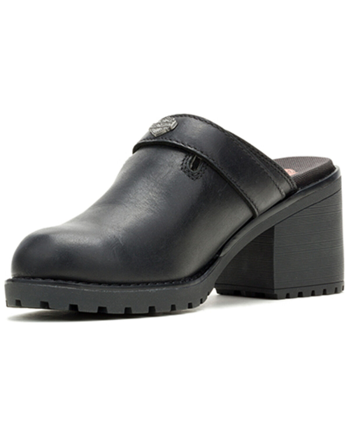 Image #2 - Harley Davidson Women's Kitty Mules, Black, hi-res